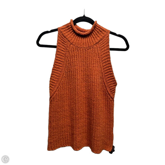 Top Sleeveless By Anthropologie In Orange, Size: Xs