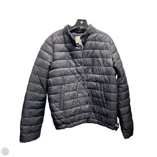 Jacket Puffer & Quilted By A New Day In Black, Size: L
