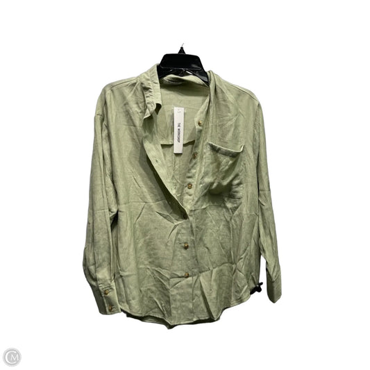 Top Long Sleeve By the workshop  In Green, Size: S