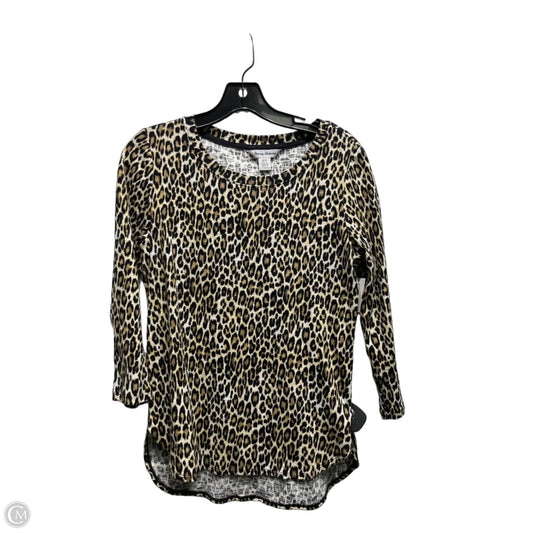Top 3/4 Sleeve By Tommy Bahama In Animal Print, Size: S