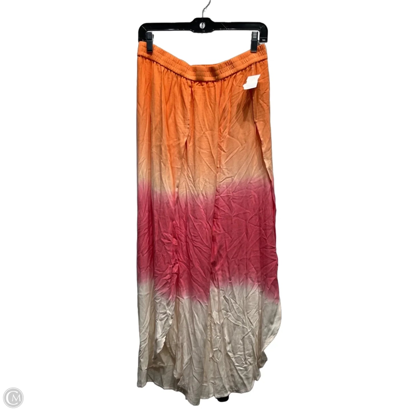 Pants Wide Leg By Young Fabulous & Broke In Orange & Pink, Size: M