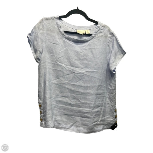 Top Short Sleeve By Cynthia Rowley In Blue, Size: M