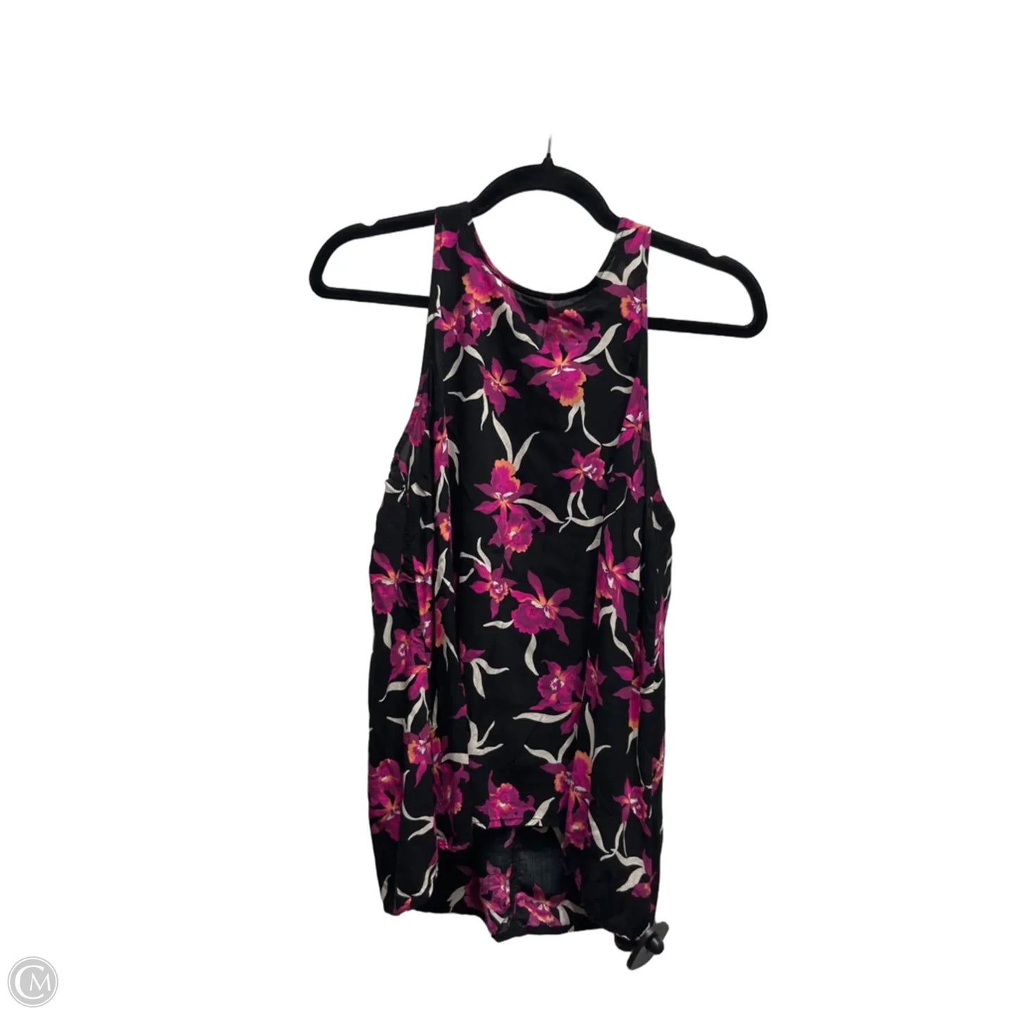 Top Sleeveless By Old Navy In Black & Purple, Size: M