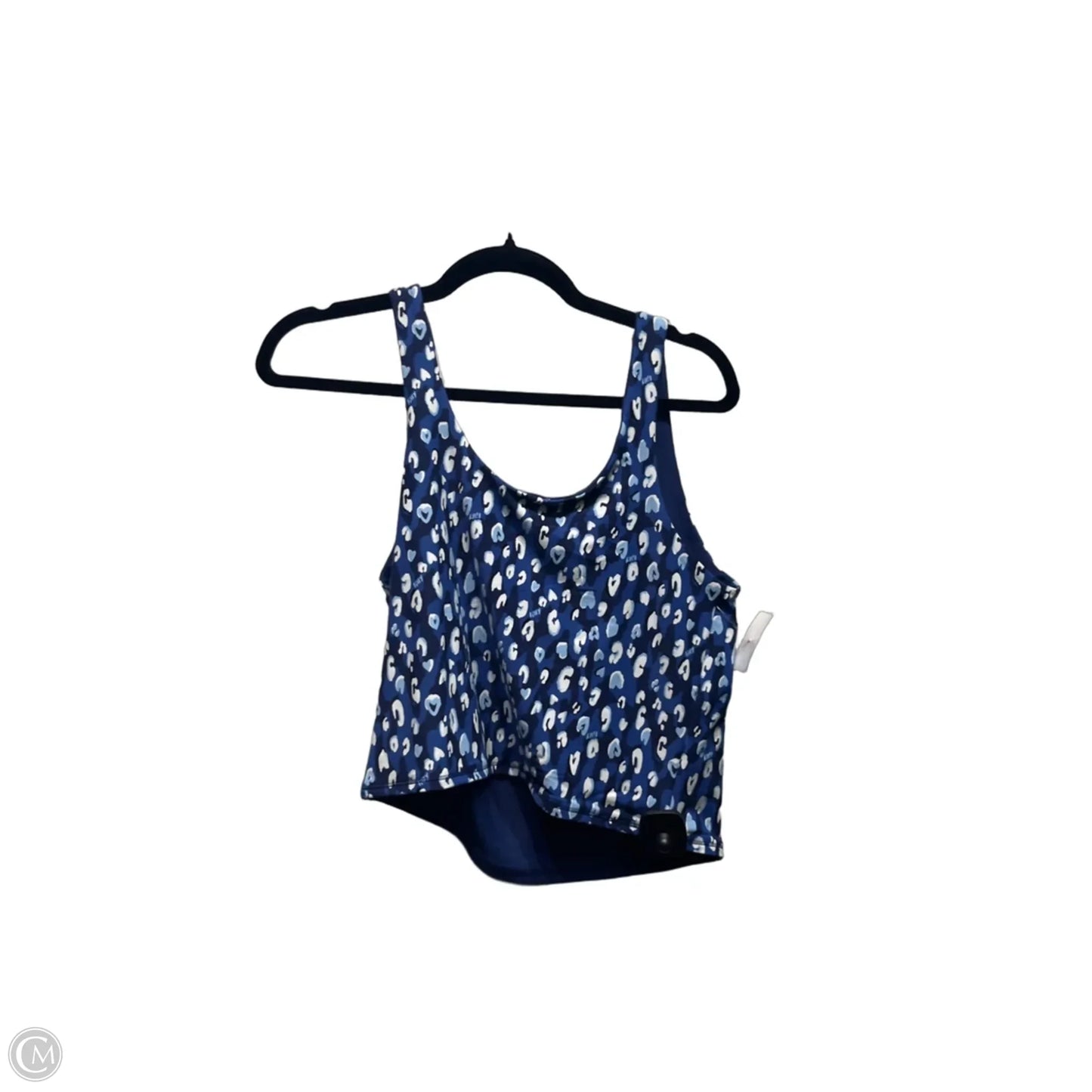 Top Sleeveless Designer By Lilly Pulitzer In Blue & White, Size: L