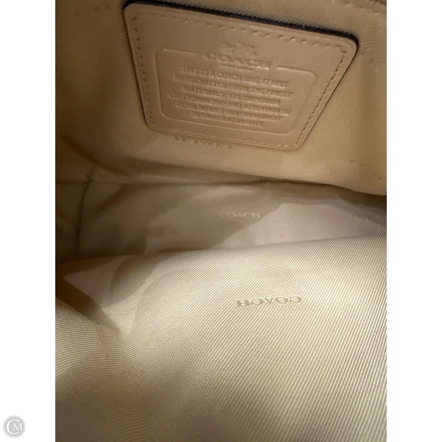 Handbag Designer By Coach, Size: Medium