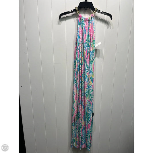 Dress Designer By Lilly Pulitzer In Blue & Pink, Size: Xs