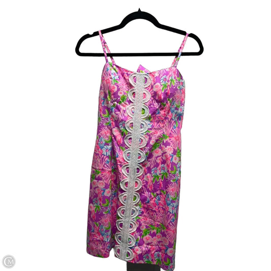 Dress Designer By Lilly Pulitzer In Pink & Purple, Size: 6
