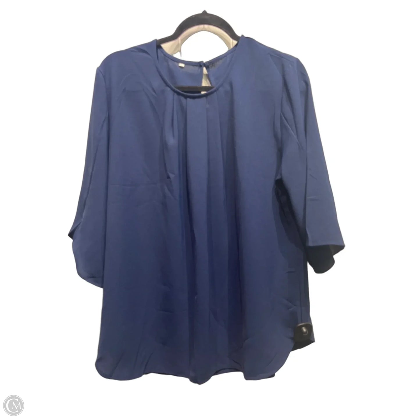 Top Short Sleeve By Amazon Essentials In Navy, Size: Xl
