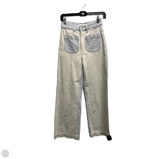 Jeans Wide Leg By Rollas In Grey, Size: 0