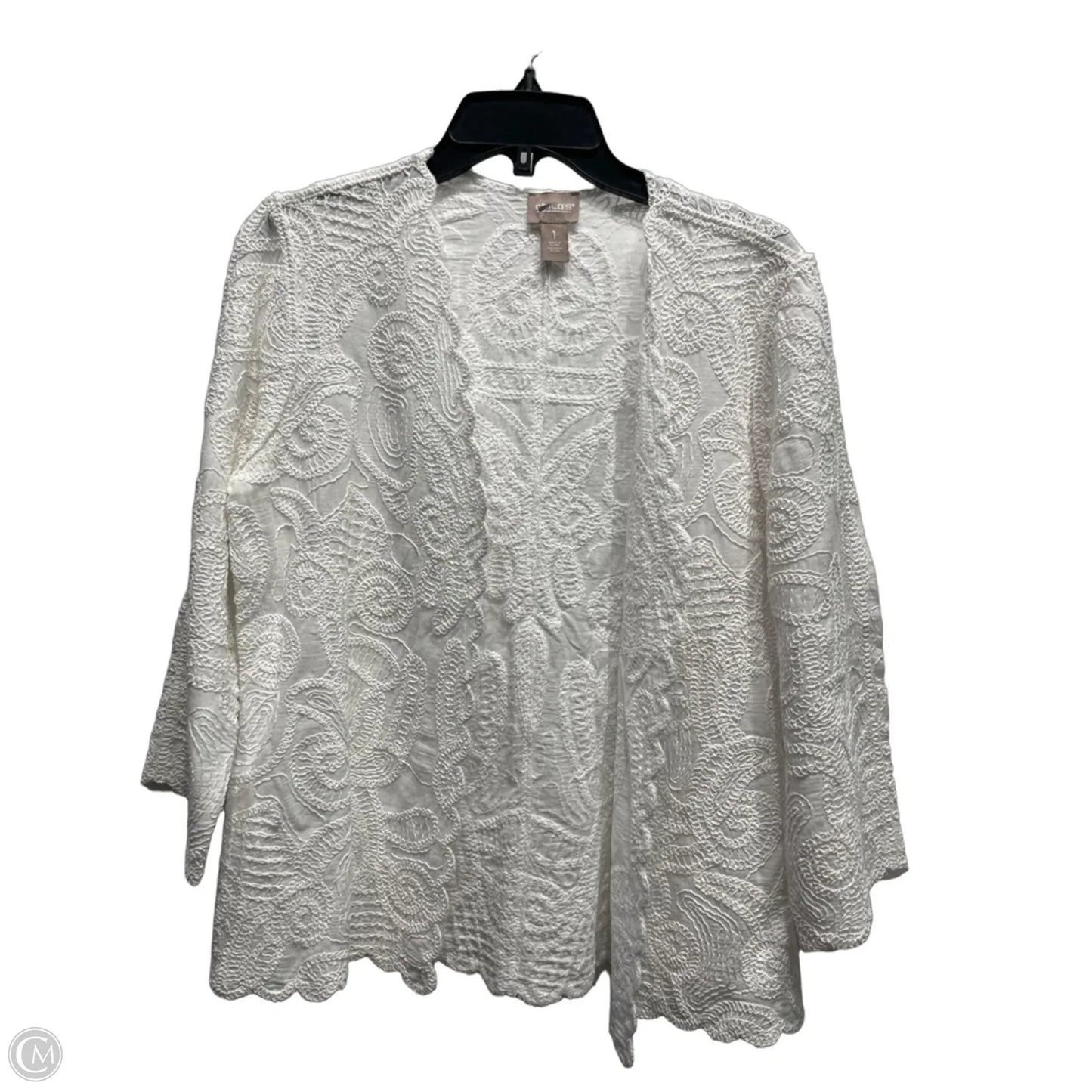 Cardigan By Chicos In White, Size: M