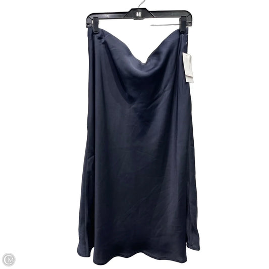 Skirt Midi By Nordstrom In Navy, Size: L