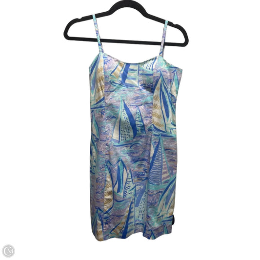 Dress Designer By Lilly Pulitzer In Brown & Purple, Size: 0