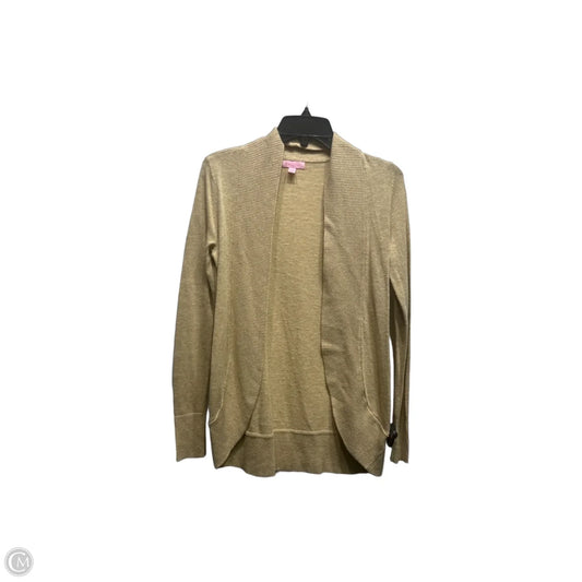 Sweater Cardigan Designer By Lilly Pulitzer In Cream, Size: Xxs