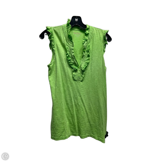 Top Short Sleeve Designer By Lilly Pulitzer In Green, Size: M