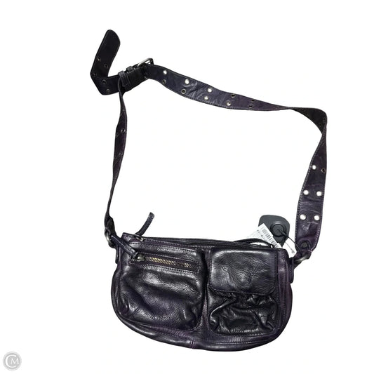 Crossbody Leather By Free People, Size: Small