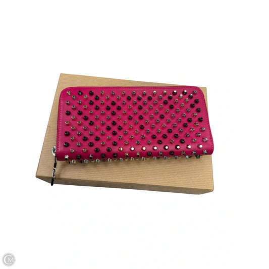 Wallet Luxury Designer By Christian Louboutin, Size: Large