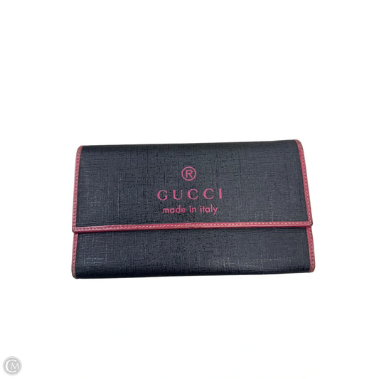 Wristlet Luxury Designer By Gucci, Size: Large