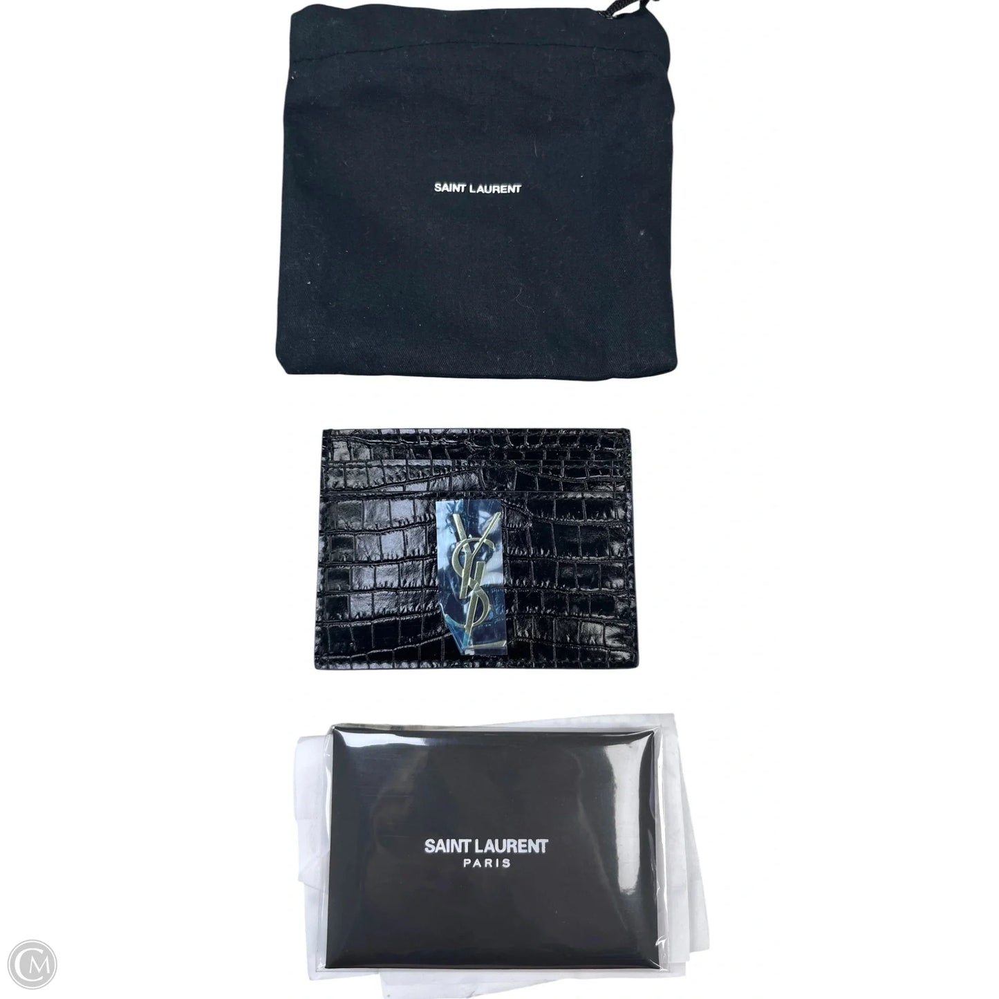 Wallet Luxury Designer By Yves Saint Laurent, Size: Small