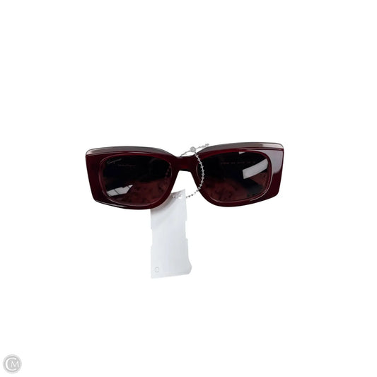 Sunglasses Luxury Designer By Ferragamo, Size: