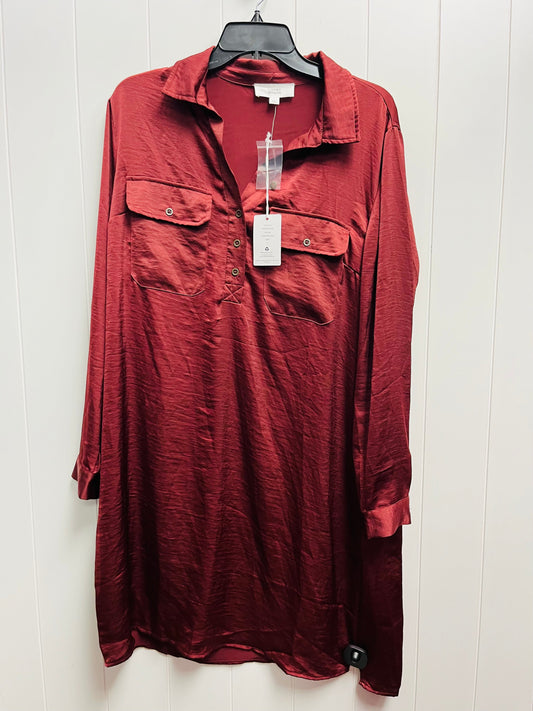 Dress Casual Short By Lucky Brand In Red, Size: L