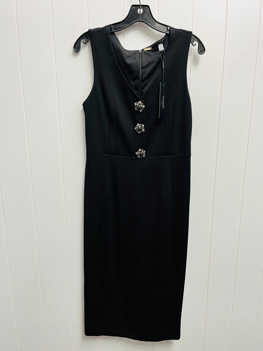 Dress Party Midi By T Tahari In Black, Size: 6