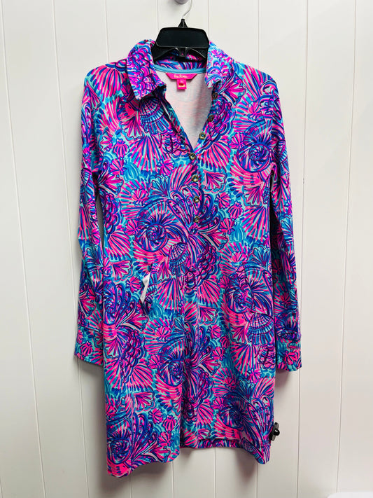 Dress Designer By Lilly Pulitzer In Blue & Pink, Size: S