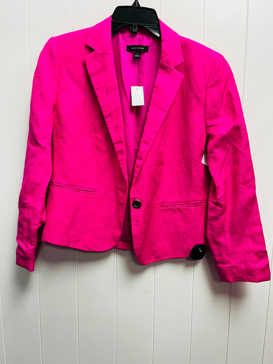 Blazer By Ann Taylor In Pink, Size: 6