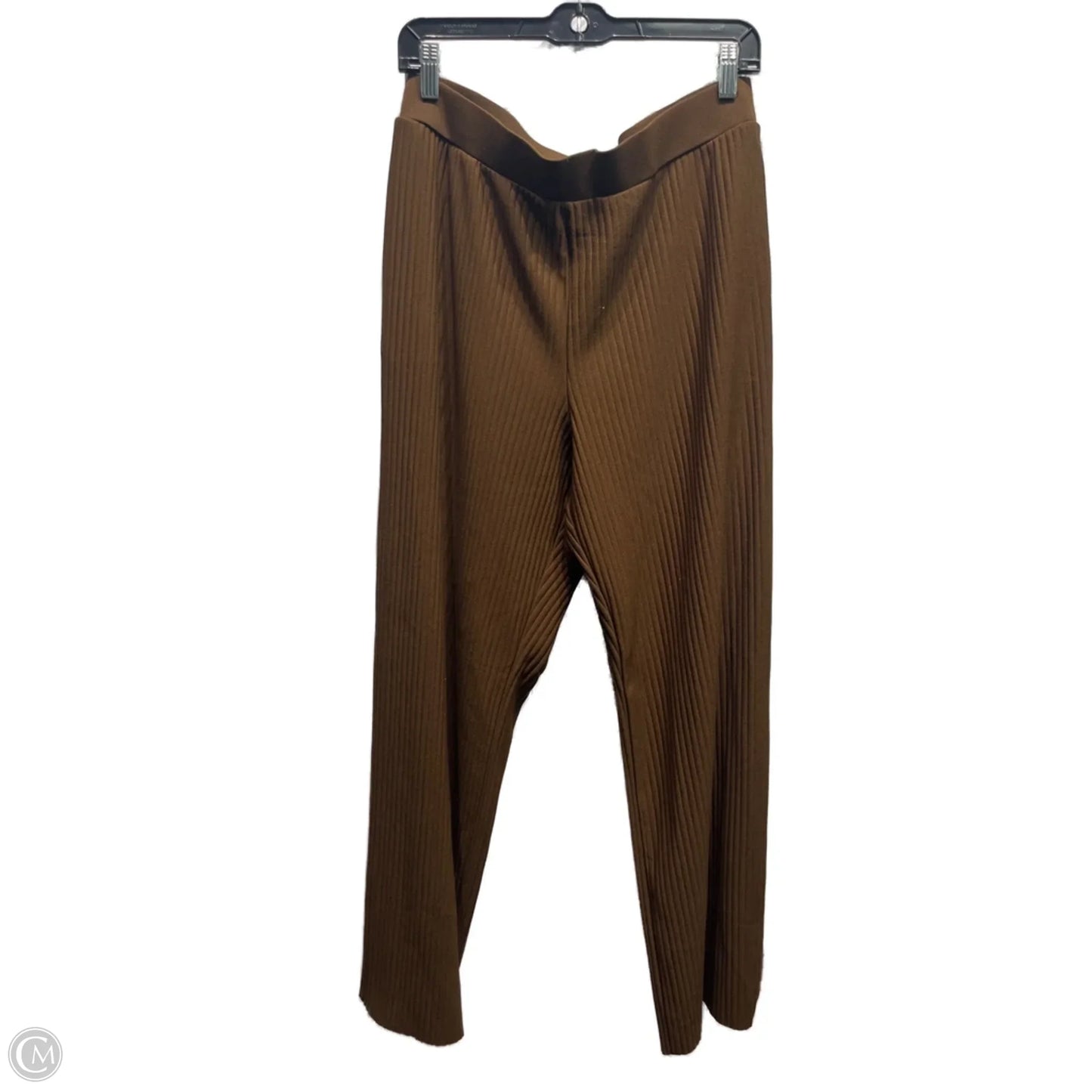 Pants Wide Leg By Marc New York In Brown, Size: L