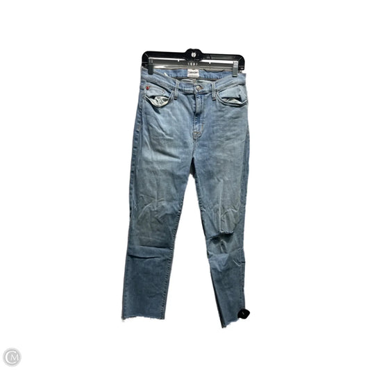 Jeans Straight By Hudson In Blue Denim, Size: 6