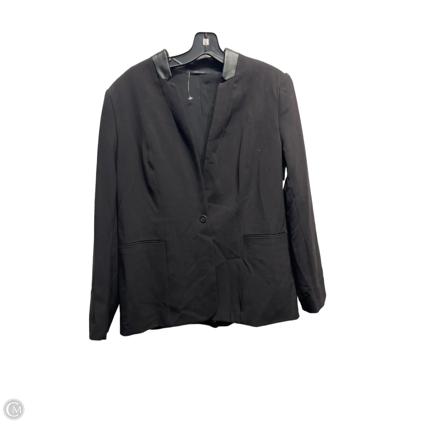 Blazer By T Tahari In Black, Size: 12