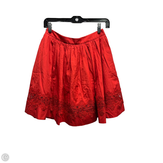 Skirt Designer By Alice + Olivia In Red, Size: 4