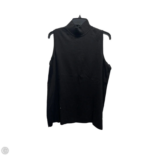 Top Sleeveless By Chicos In Black, Size: Xl