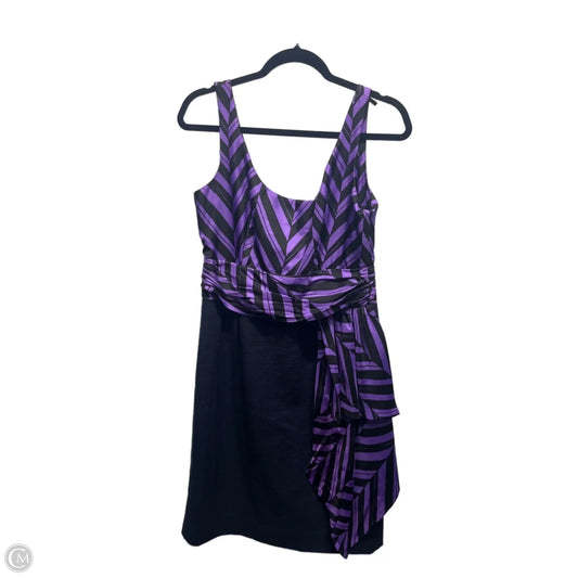 Dress Designer By Milly In Black & Purple, Size: 6