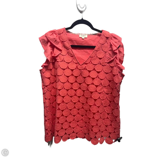 Top Short Sleeve By Umgee In Coral, Size: S