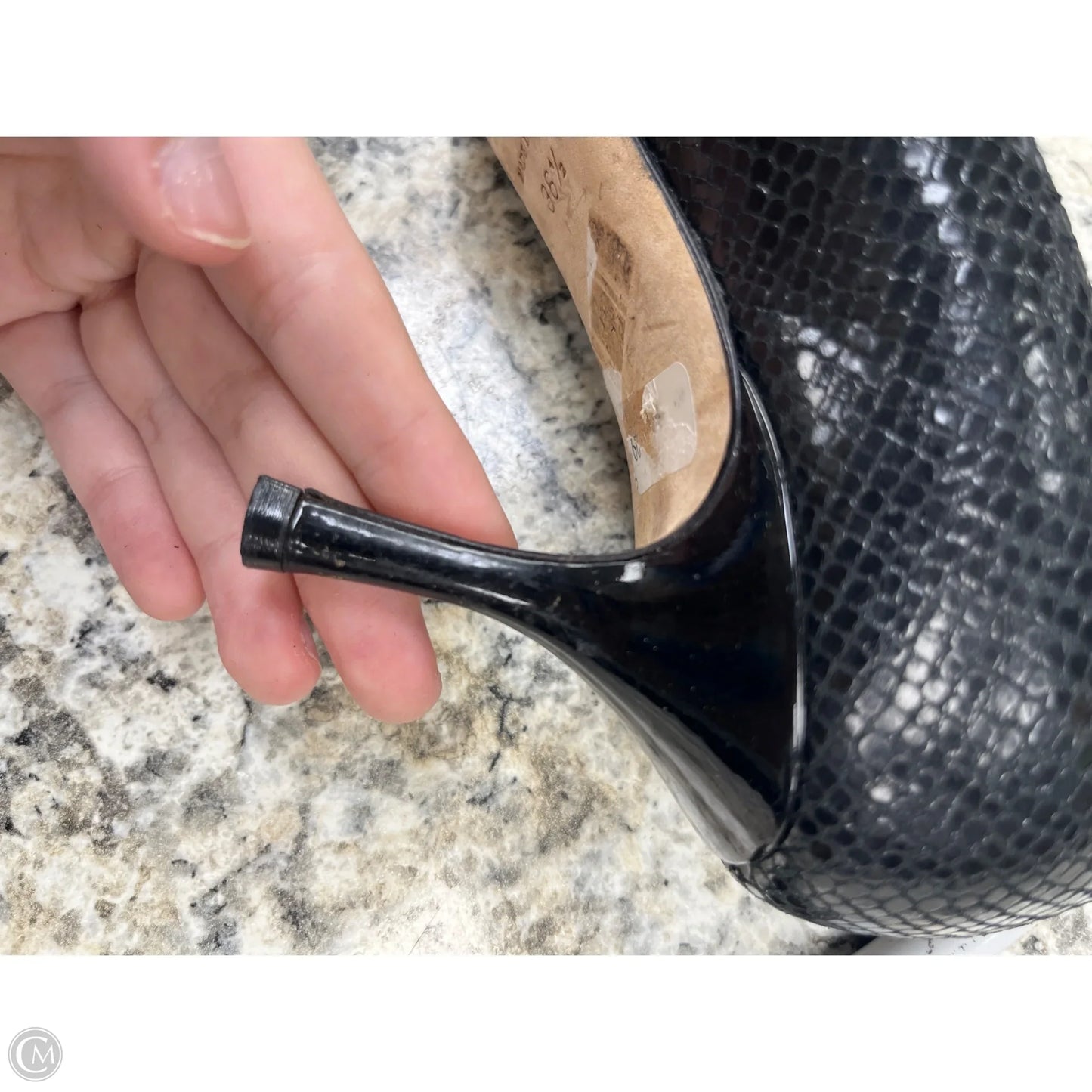 Shoes Luxury Designer By Jimmy Choo In Black, Size: 6.5