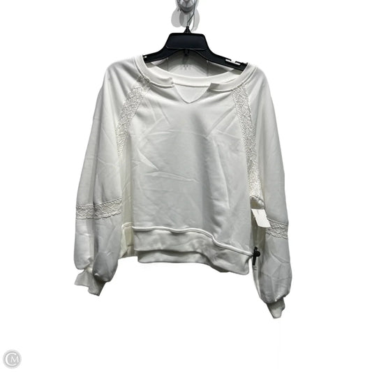 Top Long Sleeve By FISOEW In White, Size: M