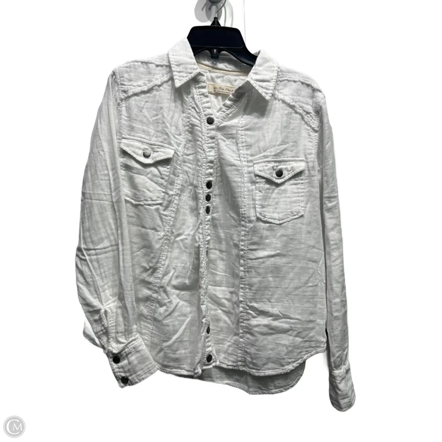 Top Long Sleeve By We The Free In White, Size: S