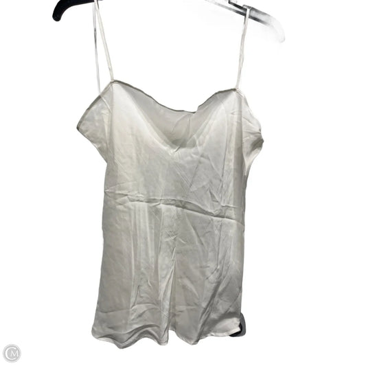 Top Sleeveless Luxury Designer By Burberry In Cream, Size: 8
