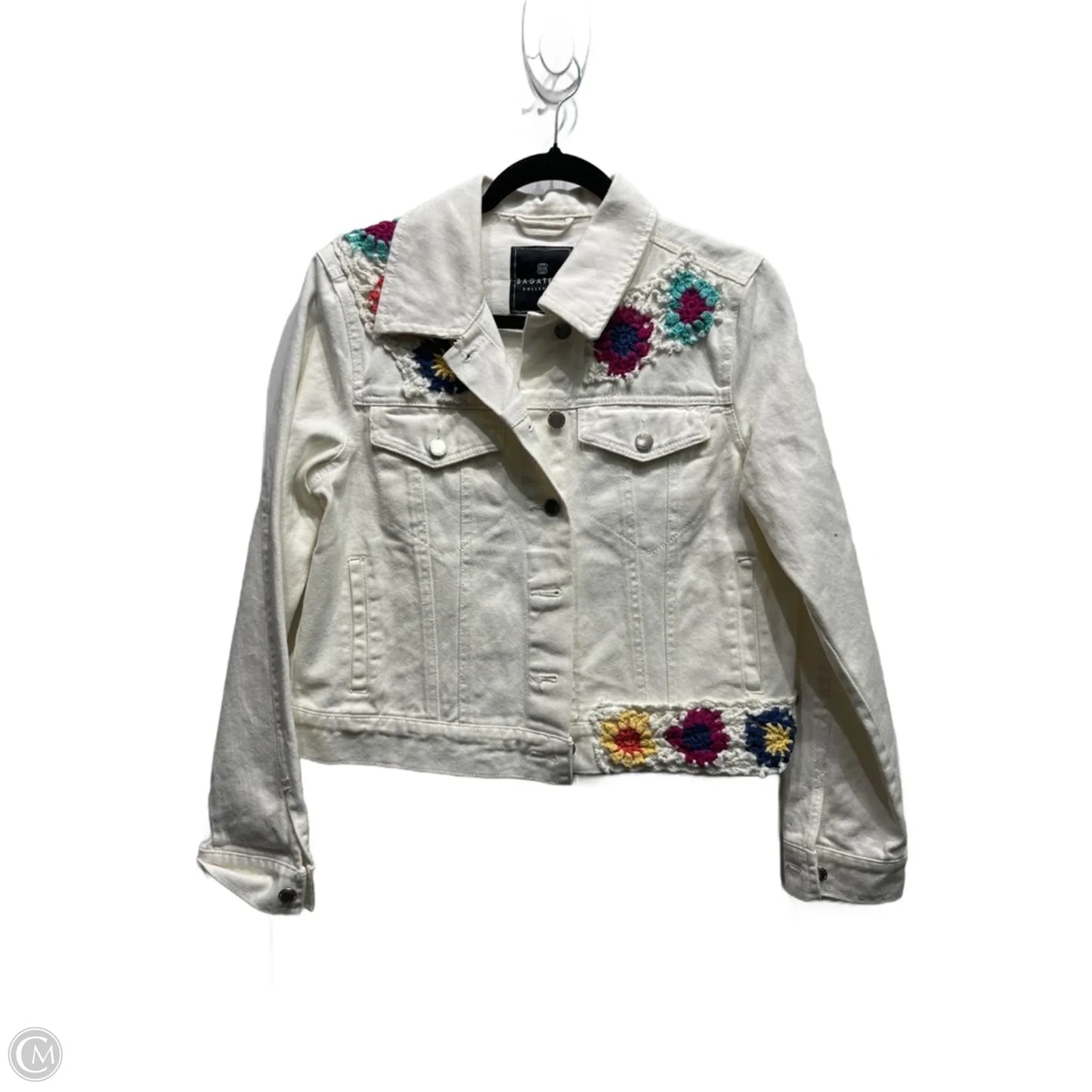 Jacket Denim By Bagatelle In White, Size: M