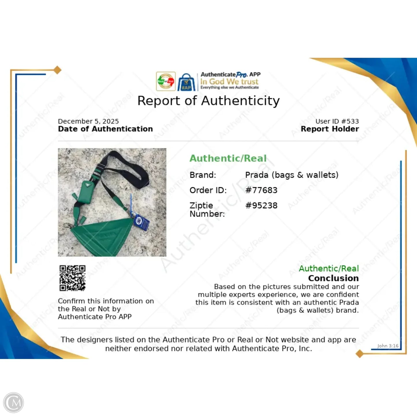 Crossbody Luxury Designer By Prada, Size: Small