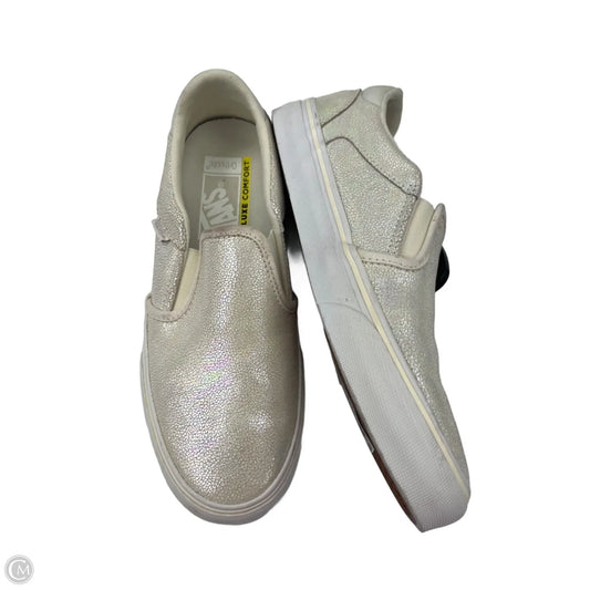 Shoes Flats By Vans In Cream, Size: 8