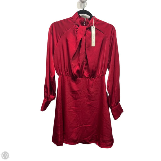 Dress Party Short By She + Sky In Red, Size: M