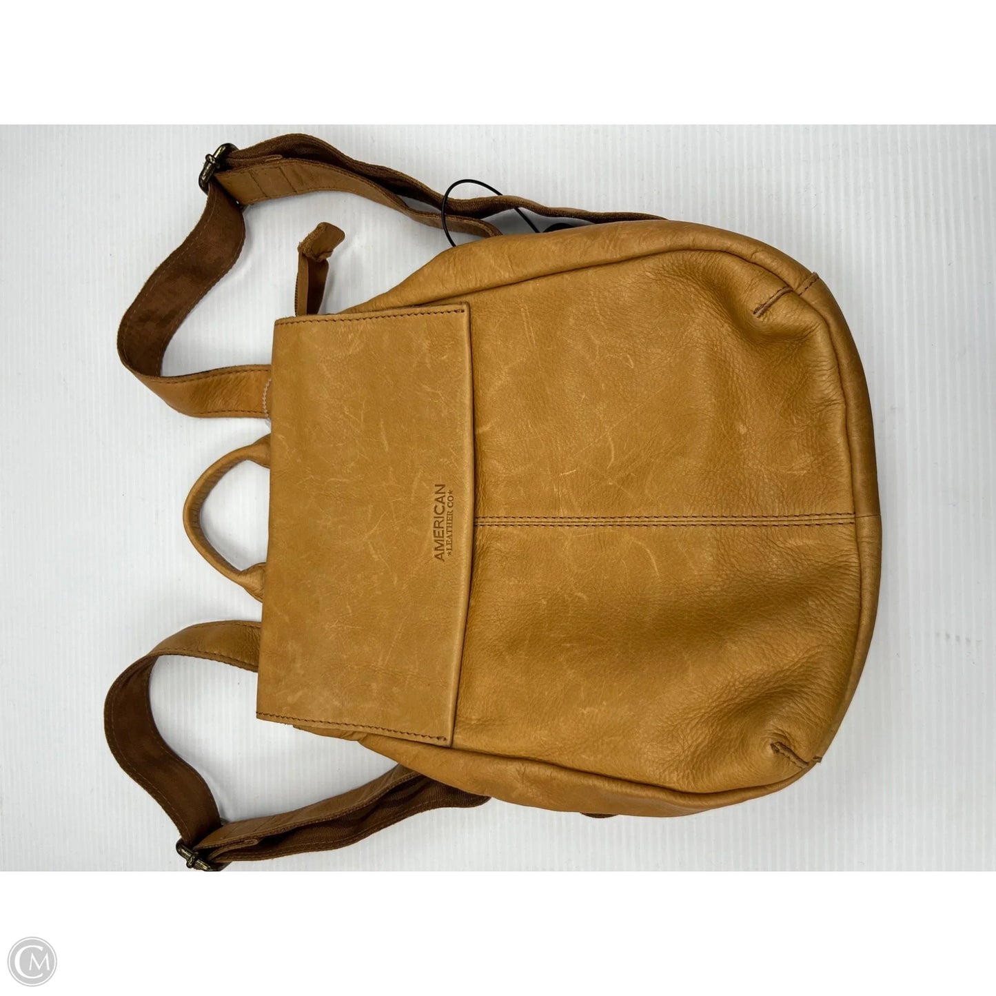 Backpack Leather By Clothes Mentor, Size: Medium