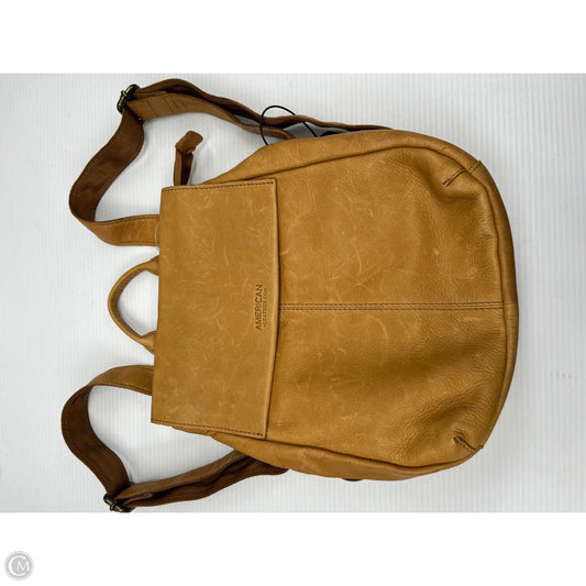 Backpack Leather By Clothes Mentor, Size: Medium