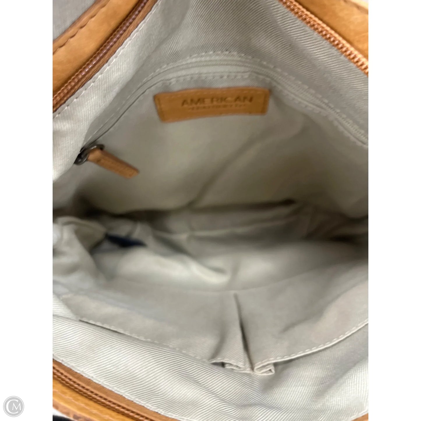 Backpack Leather By Clothes Mentor, Size: Medium