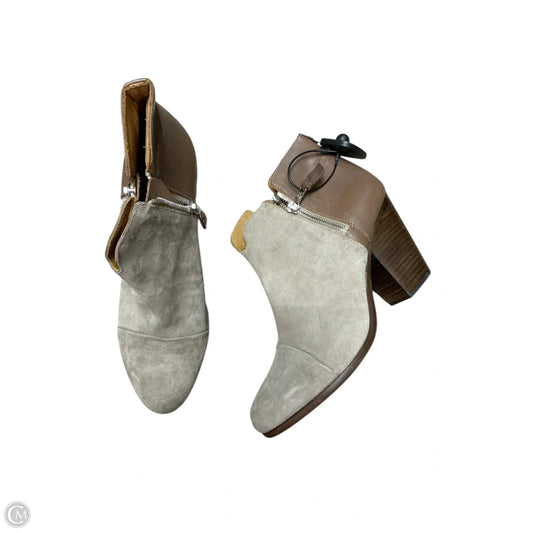 Boots Ankle Heels By Rag And Bone In Tan, Size: 10