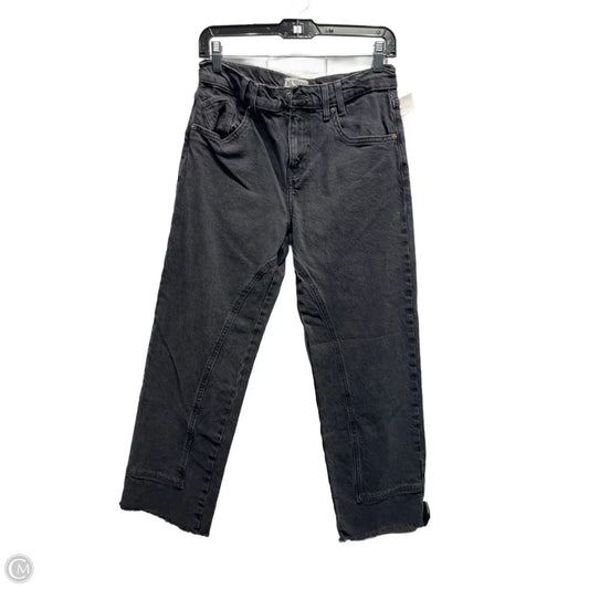 Jeans Straight By We The Free In Black Denim, Size: 6