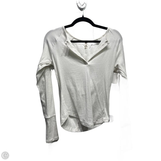 Top Long Sleeve By We The Free In White, Size: L