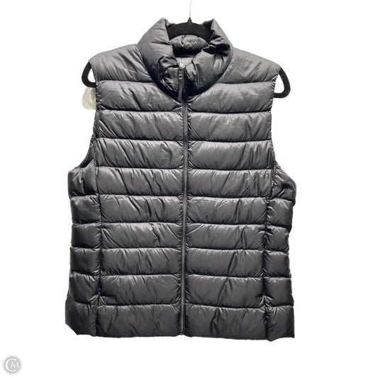Vest Puffer & Quilted By Uniqlo In Black, Size: L