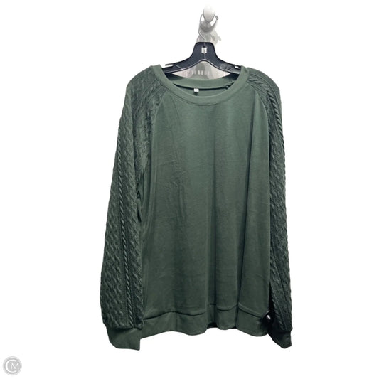Top Long Sleeve By Clothes Mentor In Green, Size: 2x